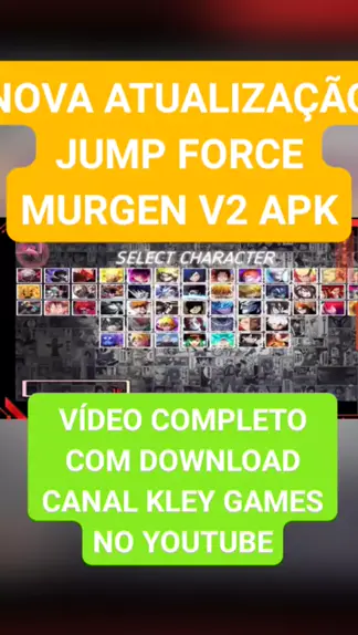 Download here the updated APK of Jump Force Mugen V10 for Android 