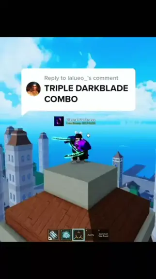 True Triple Dark Blade - Roblox