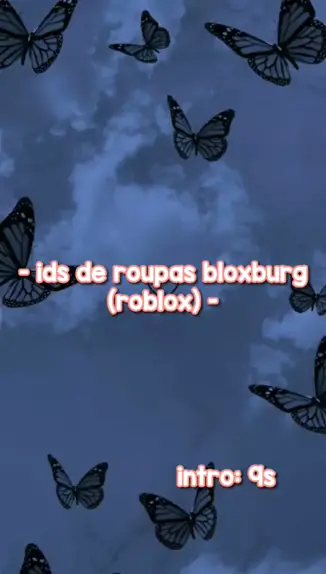 ID DE ROUPAS NO BLOXBURG!❤ 