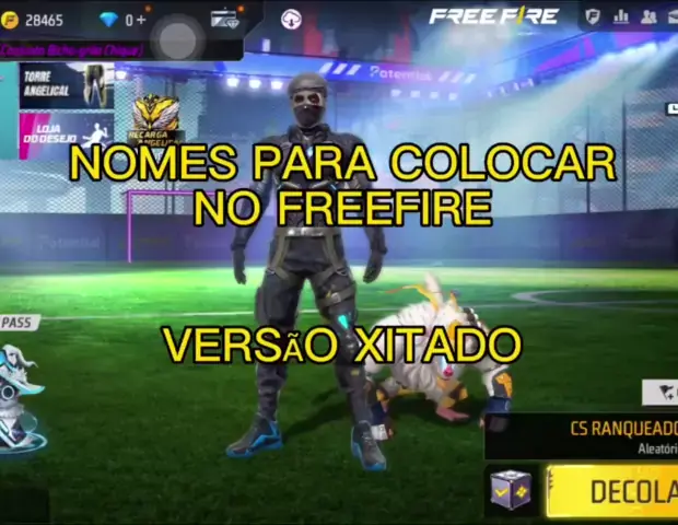 nomes para colocar no free fire versão xitado