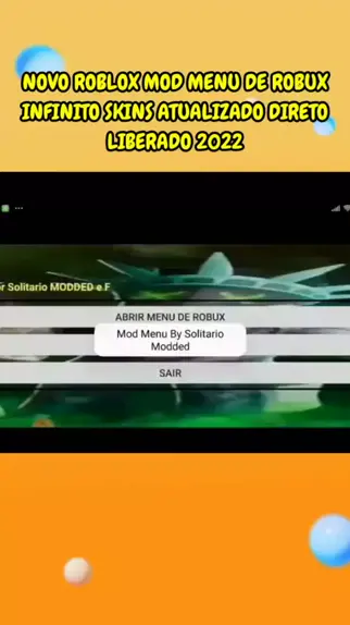 mod menu controle infinito no roblox