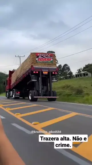 FILMEI O CAMINHÃO MAIS ARQUEADO DO BRASIL! 