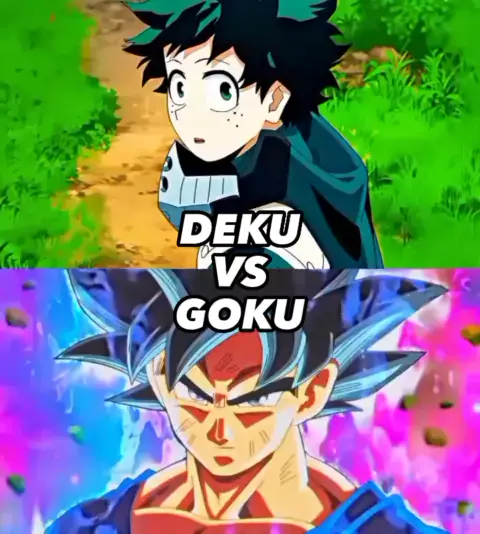 Goku Vs Deku | #anime #dbz #mha #baki #fyp