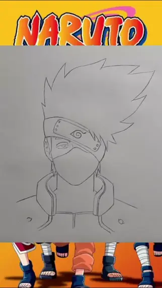 Desenho naruto facil