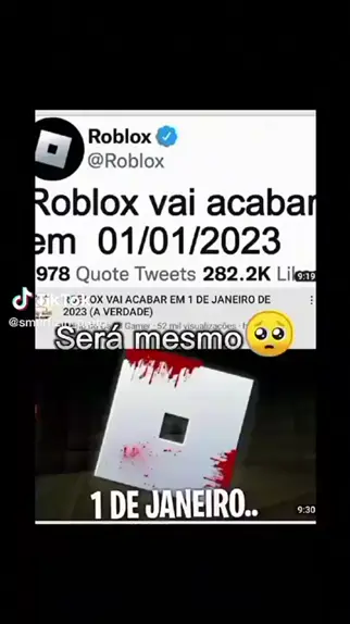 ROBLOX VAI ACABAR EM 1 DE JANEIRO DE 2023 (A VERDADE) 