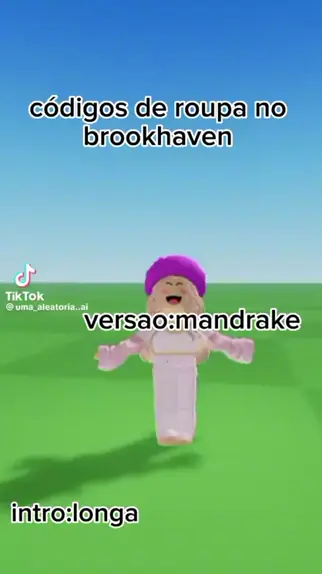 NOVOS CODIGOS de ROUPAS MANDRAKES para USAR no BROOKHAVEN RP (Roblox) 