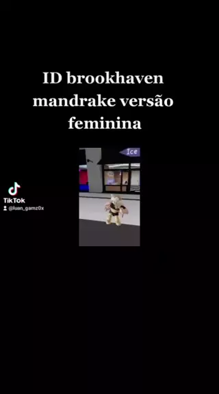 id de skin roblox feminina mandrake brookhaven