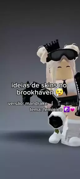 fazendo skin mandrake feminina meepcity (roblox) 