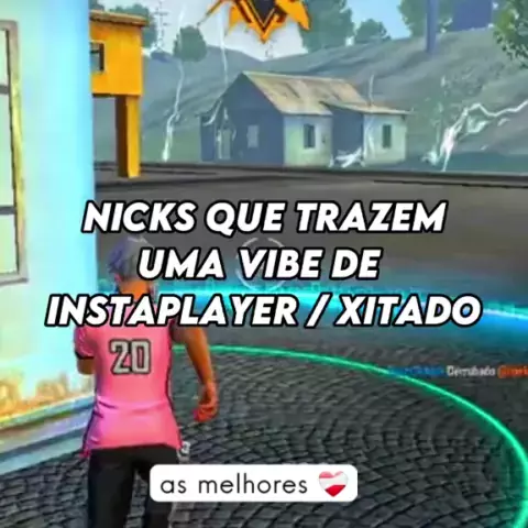 TOP 13 nicks DE instaplayer NO free fire 2023 ATUALIZADO!💵🎭 