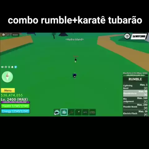 Estilo de Luta Karatê Tubarão – Blox Fruits e outros games