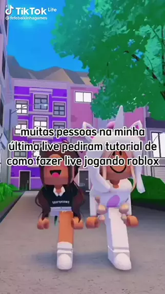 LIVE -VAMOS JOGAR ROBLOX 