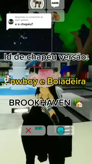 Id de chapéu do brookhaven #vaiprafy #fyp #tiktok #roblox