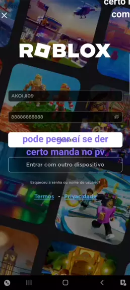 COMO RECUPERAR CONTA / SENHA DO ROBLOX 