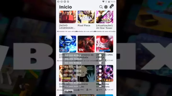 app de robux infinito