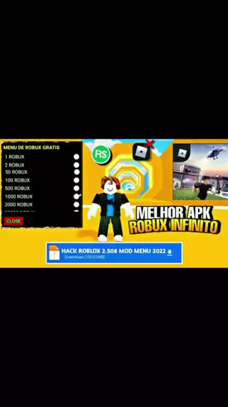 roblox mod menu de robux