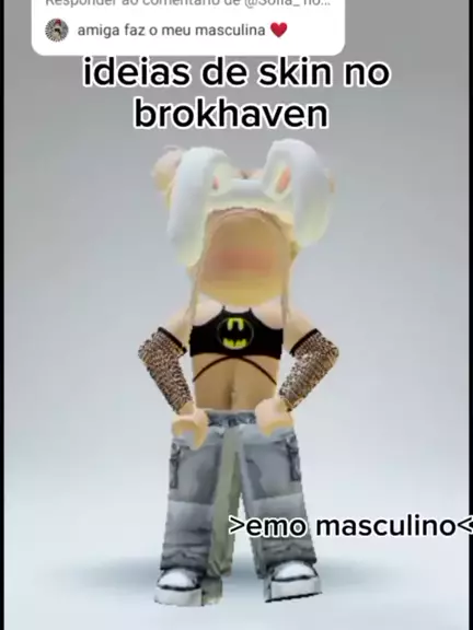 ideias de skin emo no brookhaven