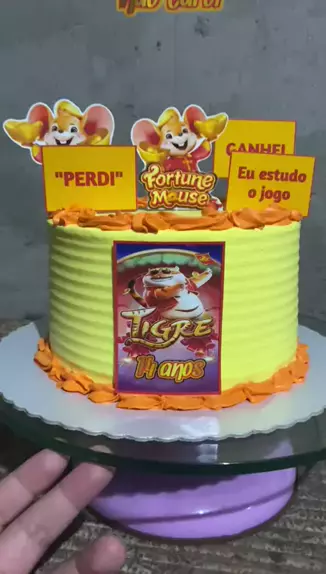 topo de bolo joguinho do tigre