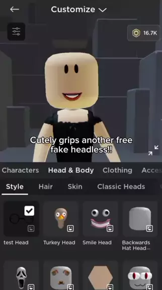 HEADLESS HEAD DE GRAÇA NESSE JOGO DO ROBLOX 