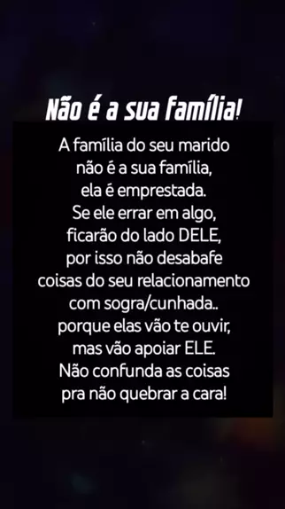 Parente não é família! #parente