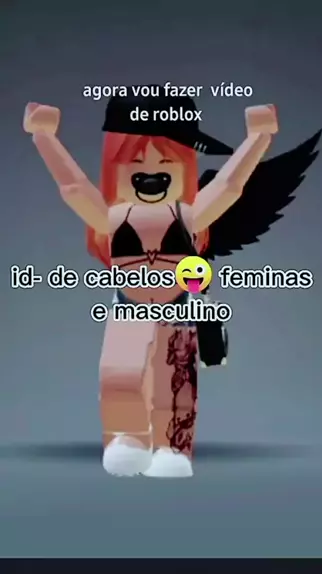 id de cabelos pretos roblox