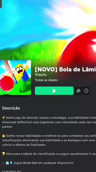 codigo do jogo bola de lamina no roblox