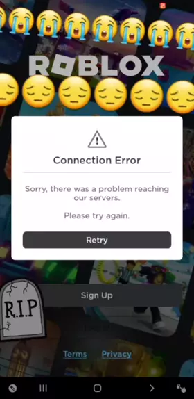 Roblox connection error sorry there was a problem reaching our