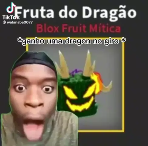 MUITO INSANA! COMI A DRAGON PELA PRIMEIRA VEZ NO BLOX FRUITS 