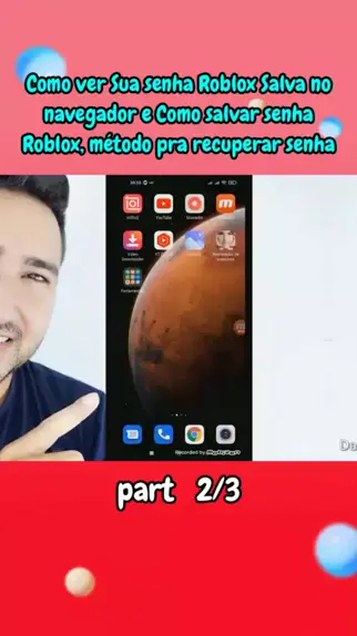 Como ver sua senha Roblox no celular, Redefinir senha do Roblox