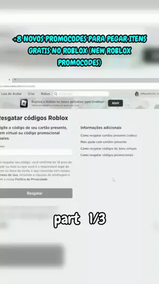 onde resgatar codigo de robux no roblox