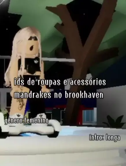 id de roupas mandrakes no brookhaven gratis