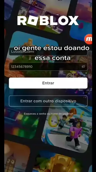 conta do Roblox