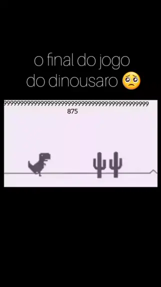 jogo do dinossauro pulando cacto