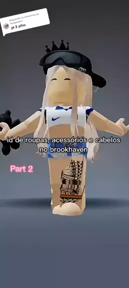 id de roupas e cabelos para usar parte 2 roblox