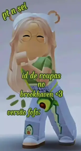 ID DE ROUPA CHIQUE PRA USAR NO BROOKHAVEN RP 🏡 #roblox -  in 2023