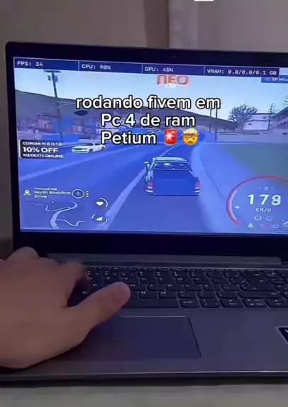 COMO JOGAR GTA 5/FIVEM EM QUALQUER PC E NOTEBOOK FRACO!! (2022) 