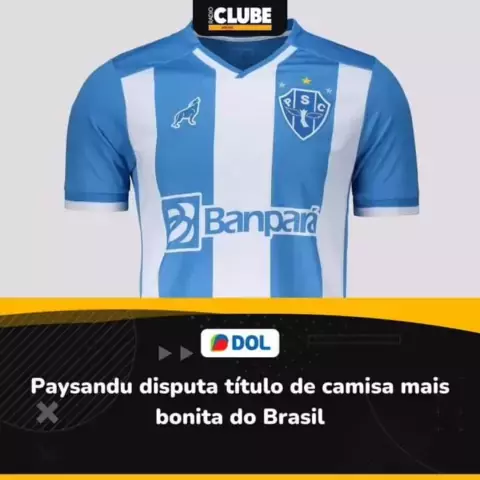 Camisa do Paysandu é eleita a mais bonita do Brasil • DOL