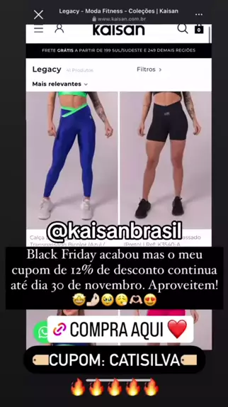 Kaisan moda 2024 fitness atacado