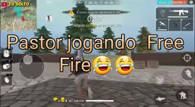 pastor que joga free fire