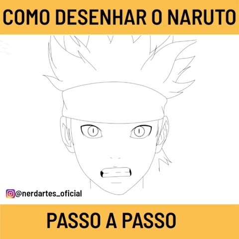 Como Desenhar o BORUTO / NARUTO - How to draw Naruto and Boruto