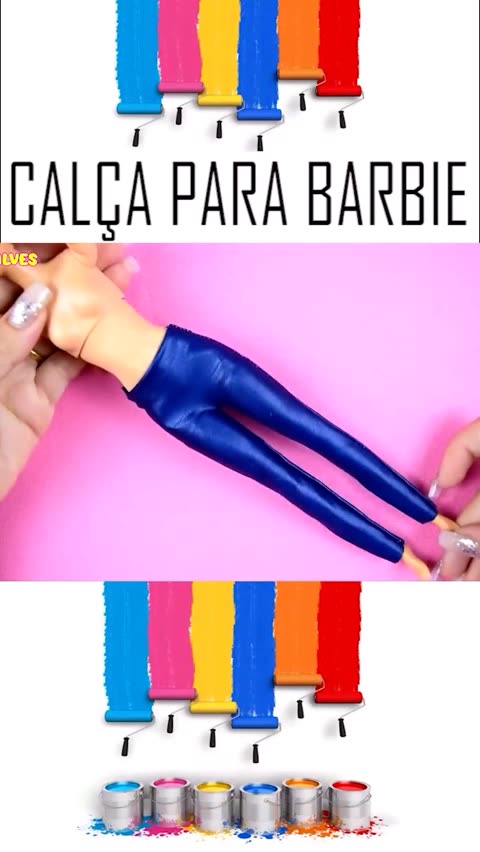 BARBIE COMO FAZER ROUPAS DE BARBIE COM BALÕES (BEXIGAS)DIY