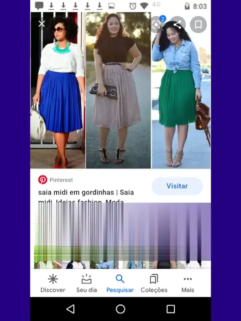 Saia midi para baixinhas hotsell e gordas