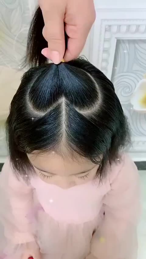 penteado infantil com tic tac