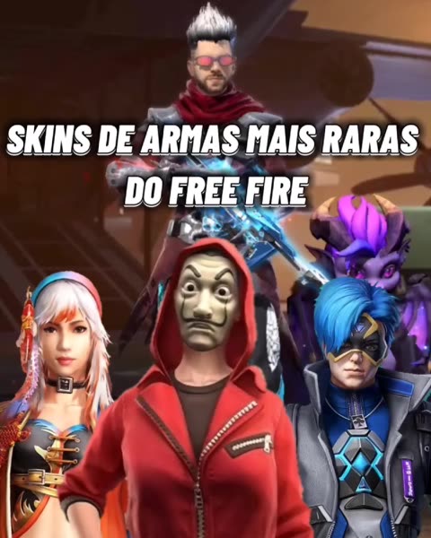 Quais as skins mais raras do Free Fire?