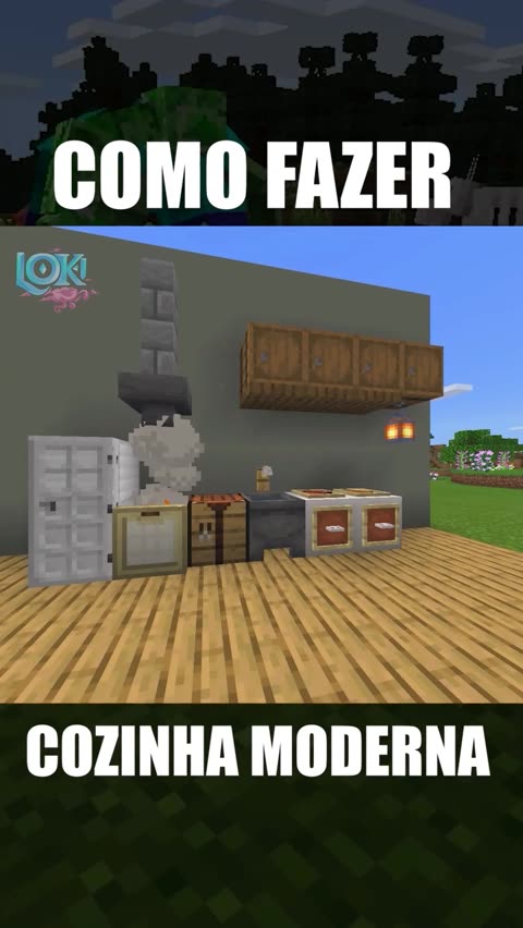 Como fazer cozinha no Minecraft