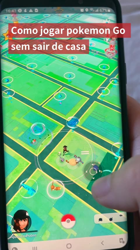 Jogar Pokemon Go sem Sair de Casa