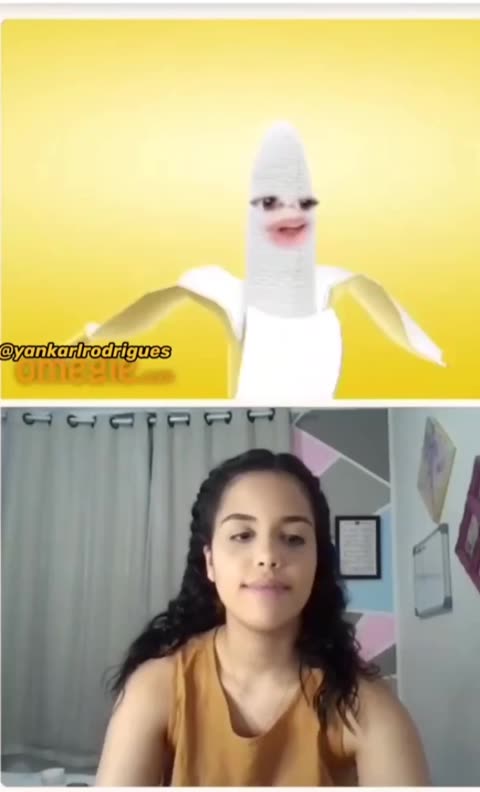 Two teens omegle banana