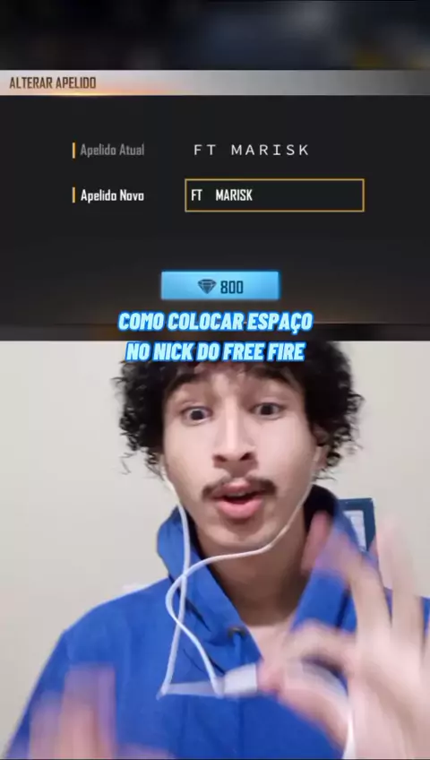 APRENDA! COMO DAR ESPAÇO NO NOME DO FREE FIRE 2021 - COMO DAR ESPAÇO NO  NICK DO FREE FIRE - NANDO FF 