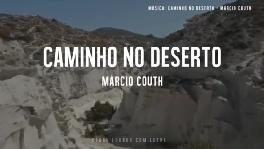 Letra - Caminho No Deserto