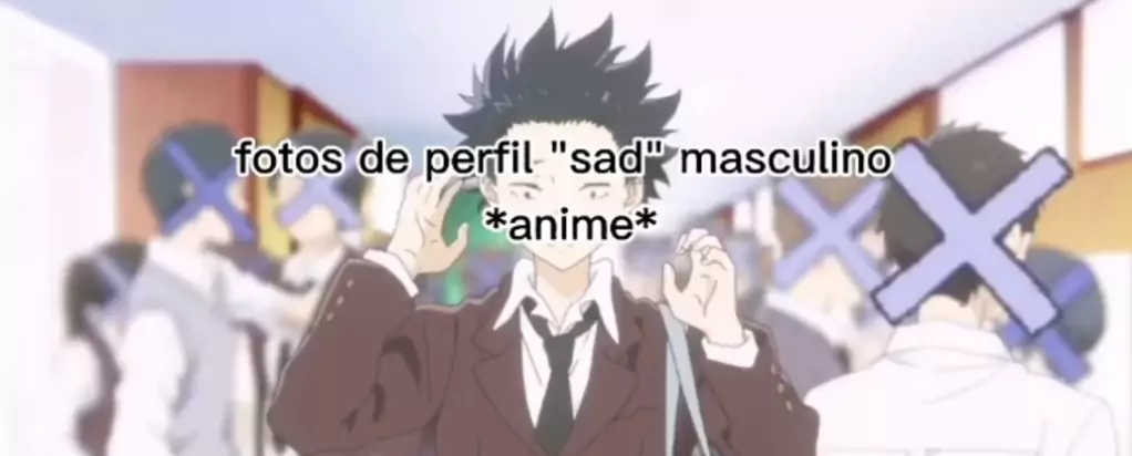 fotos de perfil versão anime sad