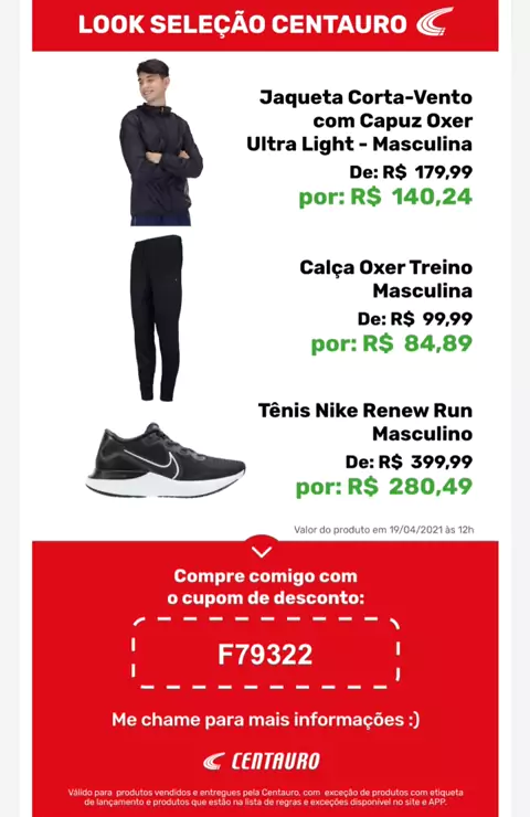 Calca nike centauro hotsell